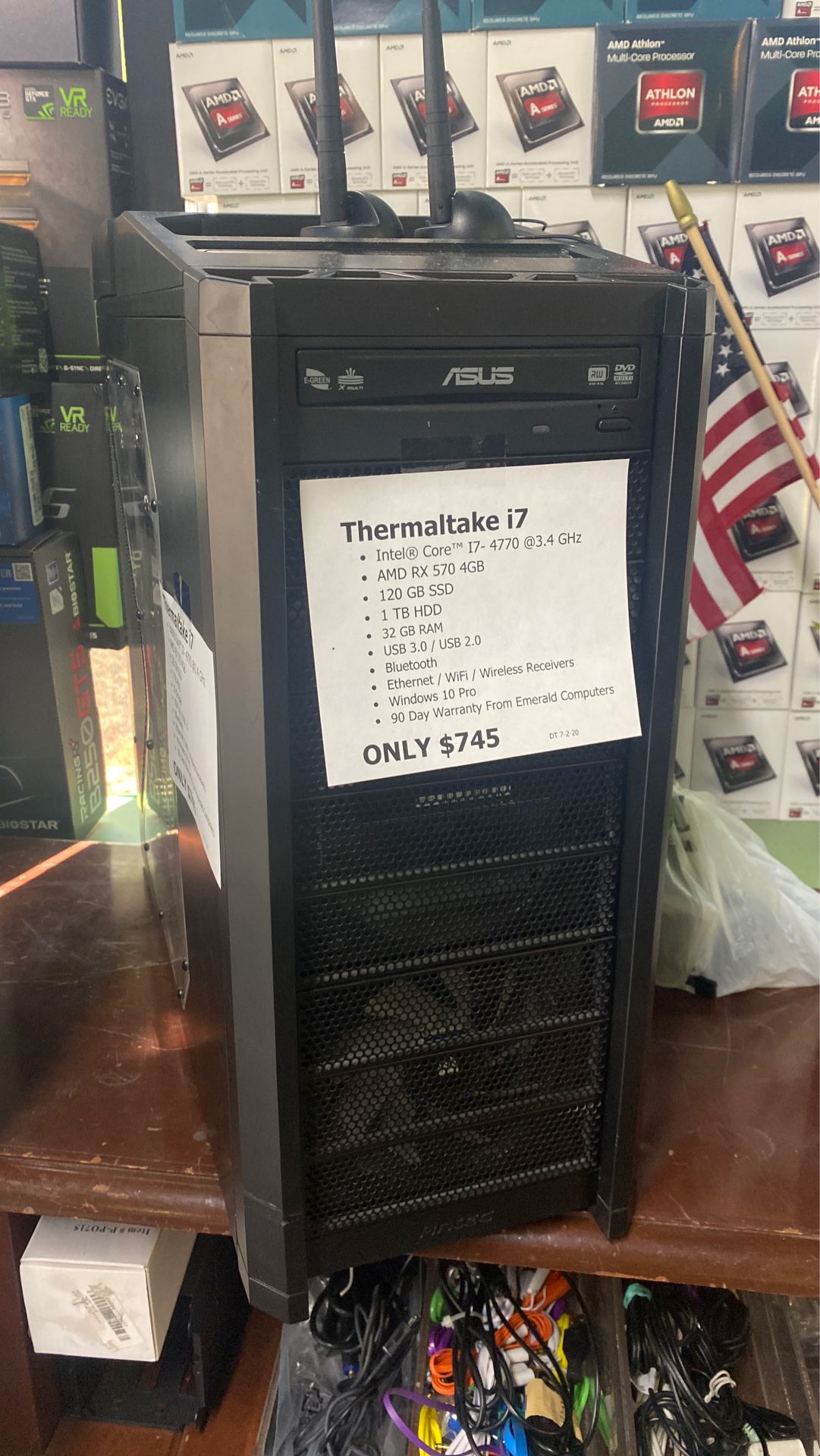 Thermaltake i7 gaming computer