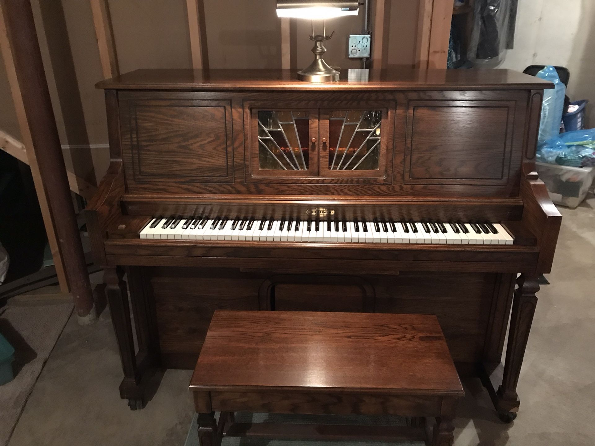 Vintage Player Piano (Automatic, Plays Itself!)