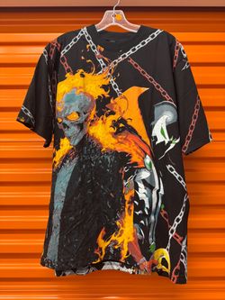 Spawn Vs Ghost Rider AOP T-shirt Size XL