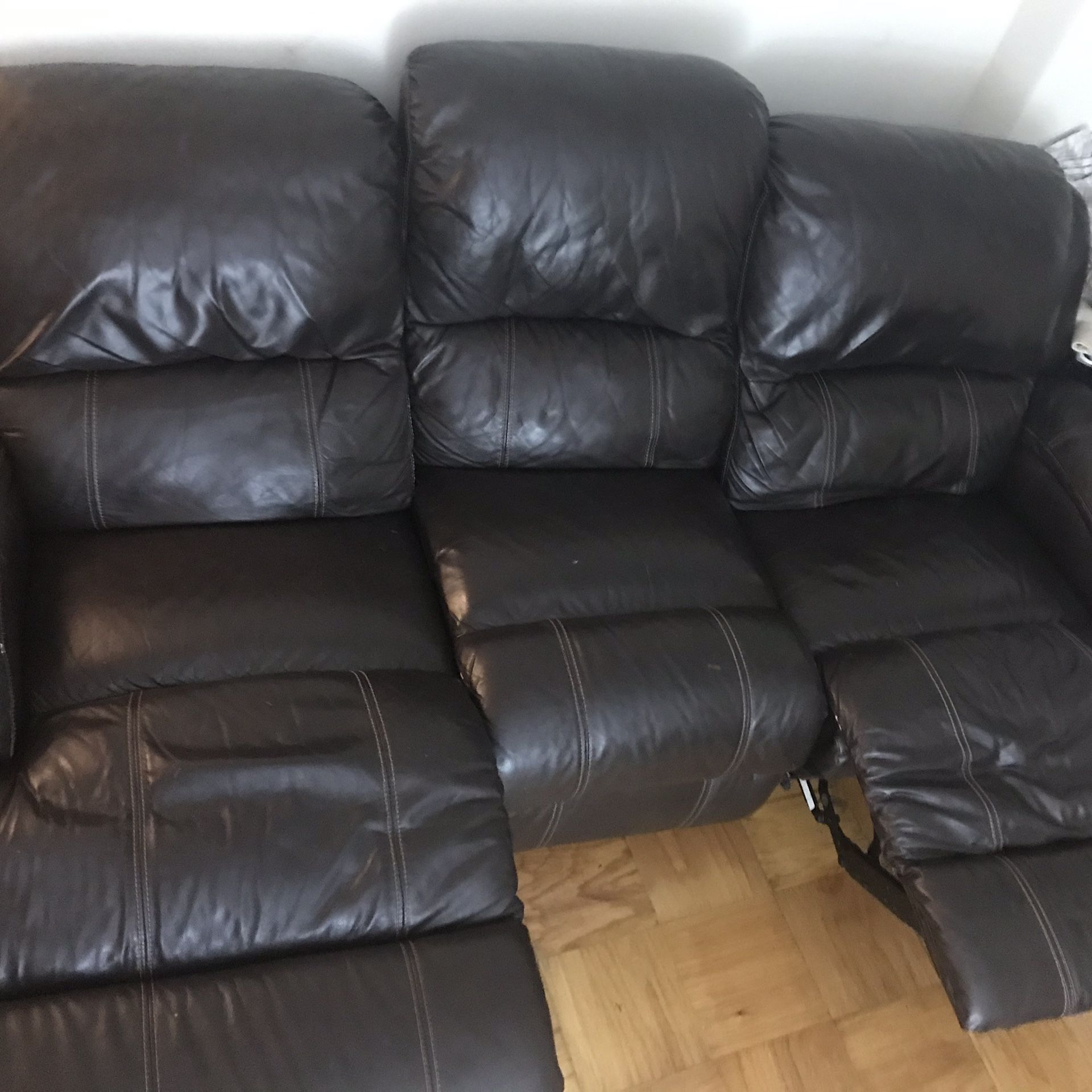 Sofa with reclining chair
