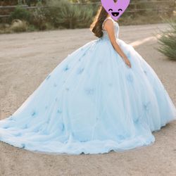 Quinceanera Dress Light Blue