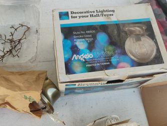 Angelo Lighting Decorative Ceiling Light Fixture With A Smoke Glass Shade 