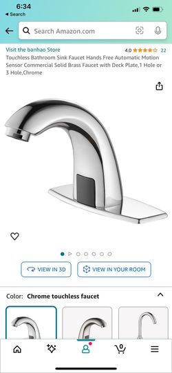 Automatic Bathroom Faucet Hands Free.