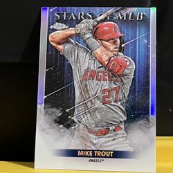 2022 Topps Chrome Series 1 "Stars of MLB" MIKE TROUT Angels
