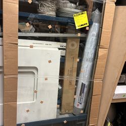 3/8”x28”x79” Frame Less Glass Shower Door