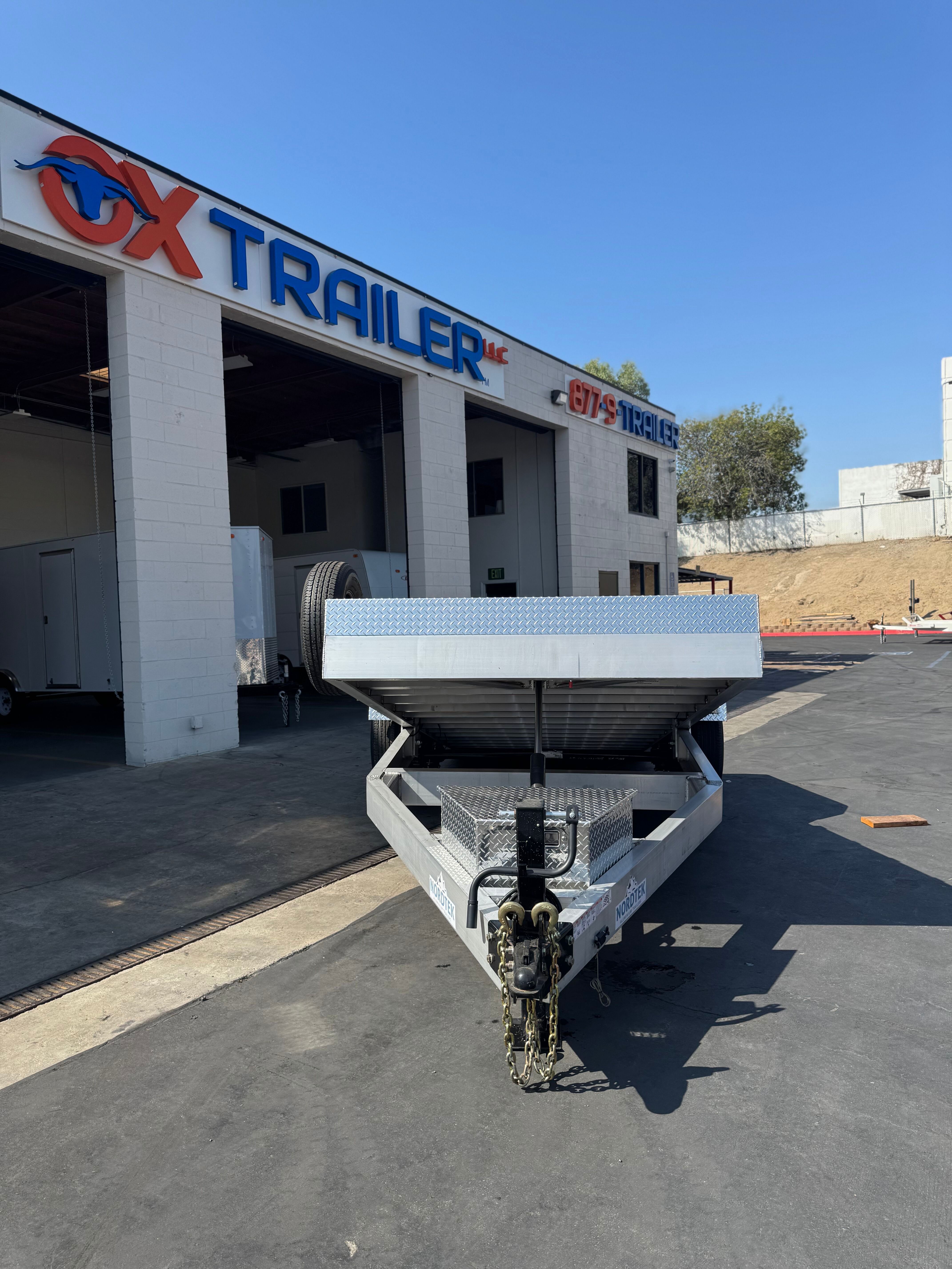 2025 Nordtek Tilt Trailer Aluminum 7x20-2 14K GVWR