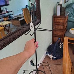 2 Bottle Wine Bottle/4 Glass Holder