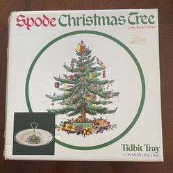 Vintage Spode Tidbit Tray Rare Find NIB
