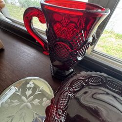 Red Glass Items