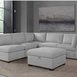 Thomasville Rockford, 6-Piece Fabric Sectional