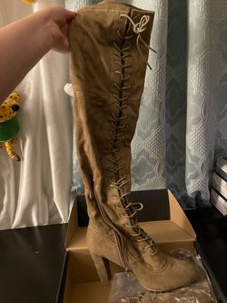 Beige Boots