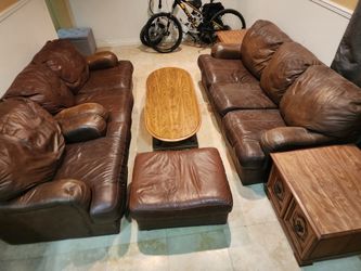 Sofa leather set