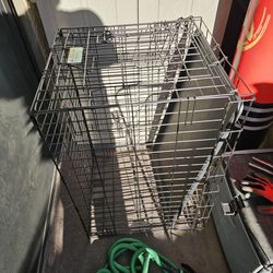 Dog Crate Carrier Pan Wire Double Door