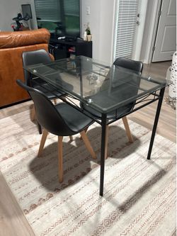 Glass Table for 4