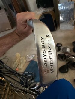 Odyssey White Hot #8 putter, made by Callaway Golf.