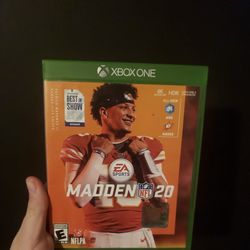 Madden NFL 20 xbox one 