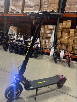 Branded electric scooters are on sale at a special price