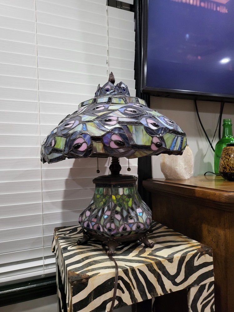 Tiffany Style Lamp (2 Available)