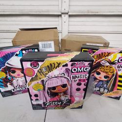 LOL O.M.G. Music ReMix Casepacks - Set of 3 - Kitty K., Lonestar, Pop B.B.   $35 for 1 casepack (3 dolls) with minimum purchase of 2 Case packs