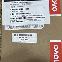 New Lenovo External CD/DVD Burner/Reader Drive
