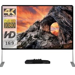 Portable Projection Screen For Outside