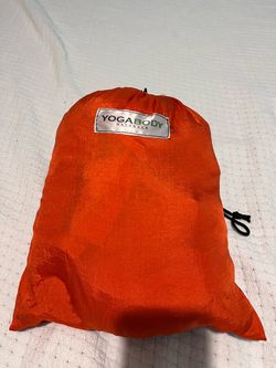 Yoga Body Naturals Orange Drawstring Bag