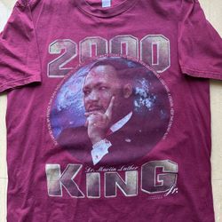 Vintage Martin Luther King Jr. T-shirt Mens XL  MLK Rap Tee Y2K Millenium