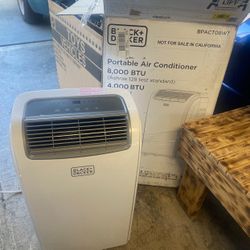 Black And Decker 8000btu Portable Air Conditioner With Remote Brand New