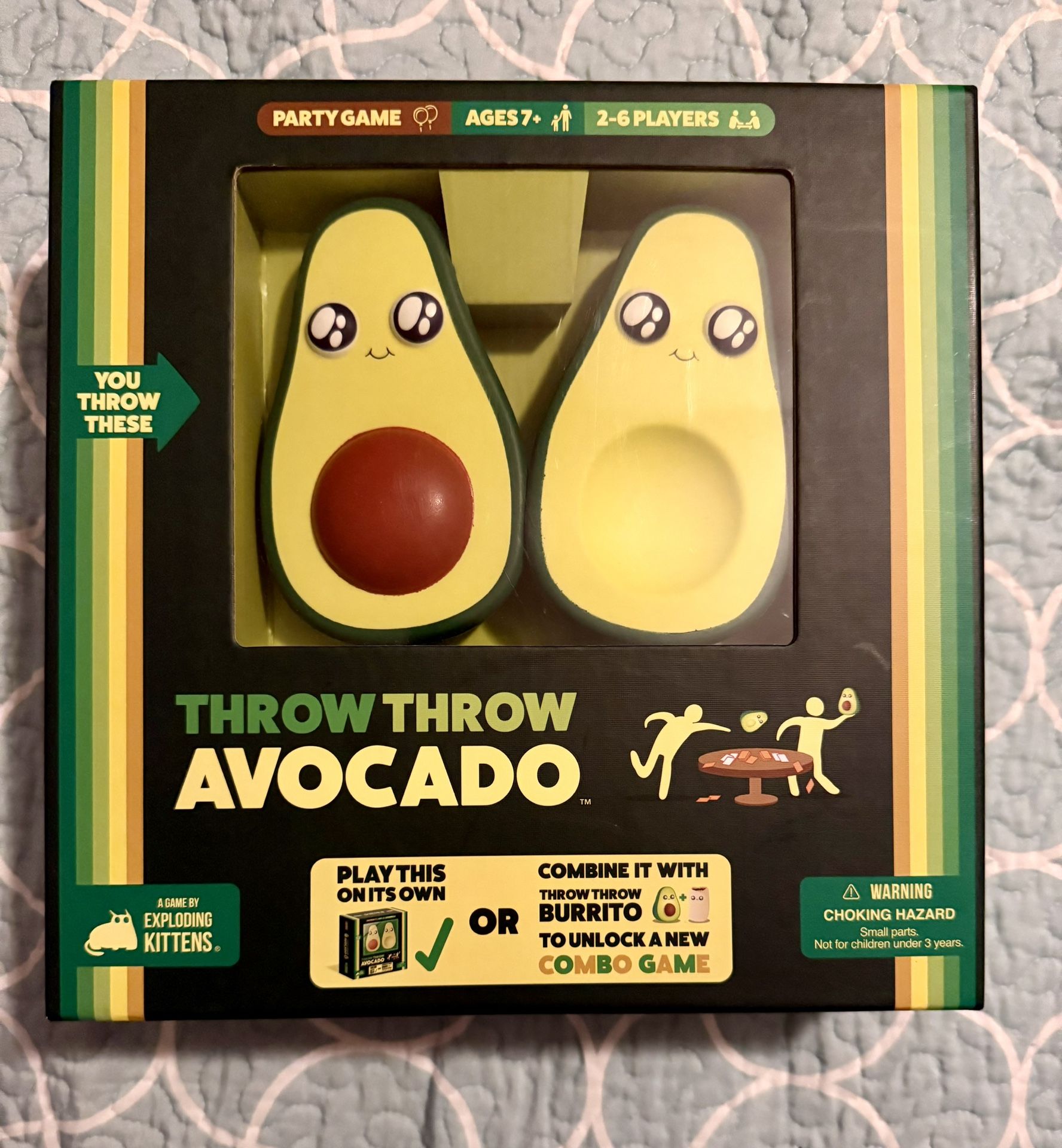 Throw Throw Avocado - a Dodgeball Party Game by Exploding Kittens Brand, Ages 7 and up, 2-6 Players