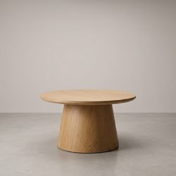 Round Pedestal Coffee Table