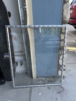 Silver picture frame 27x32”