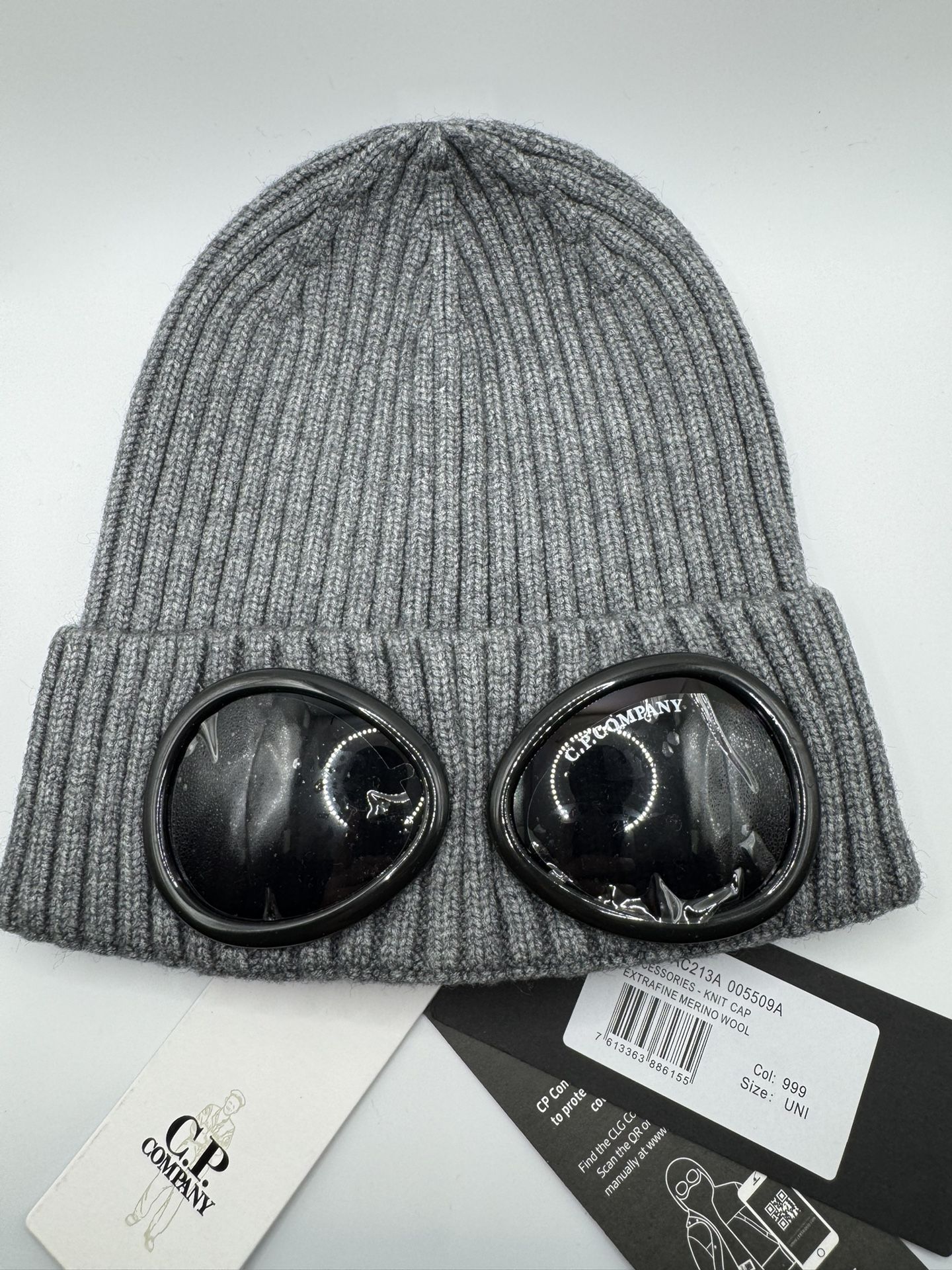 Grey CP Company Beanie/Hat