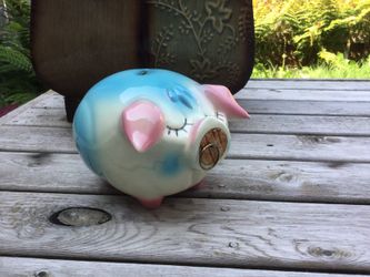 Antique corky pigbank