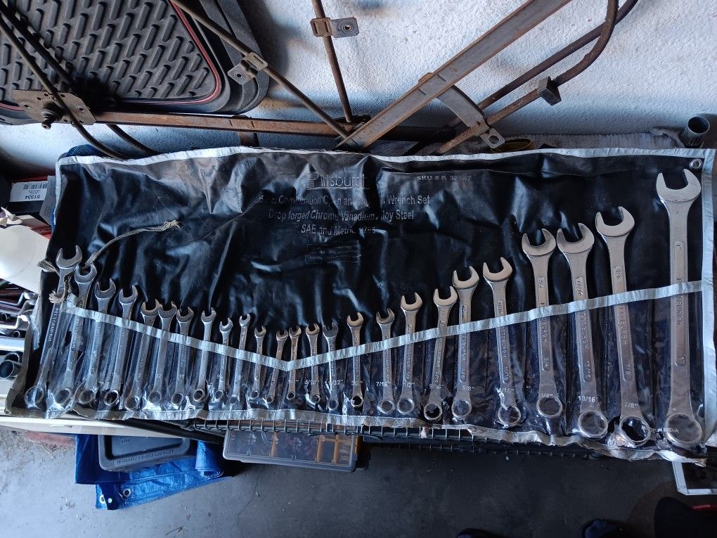 Pittsburgh Wrench Set Rol Pouch