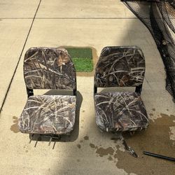 Camo Jon Boat Seats With Clamps