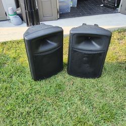 15-in Passive Full Range Speakers  Pair