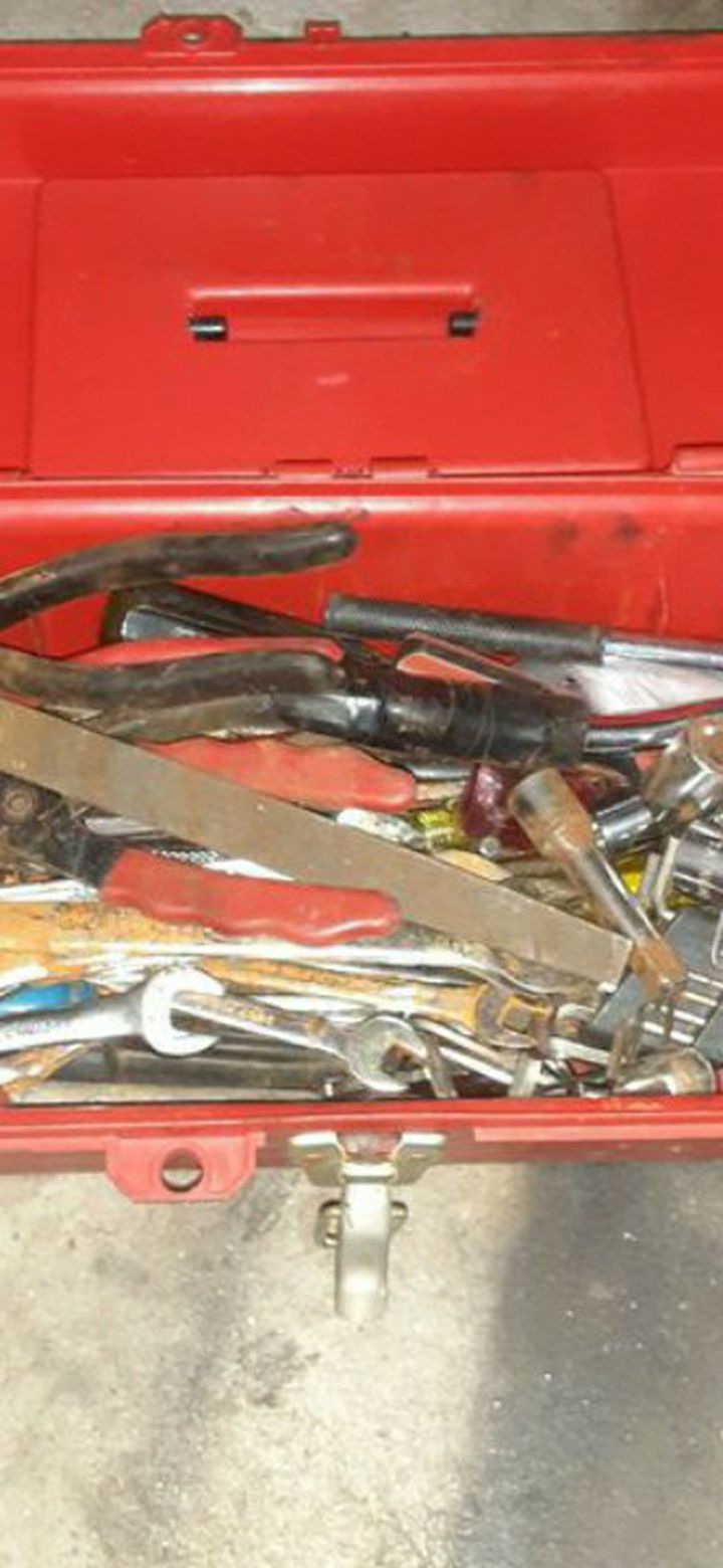 Tools mix includes tool box