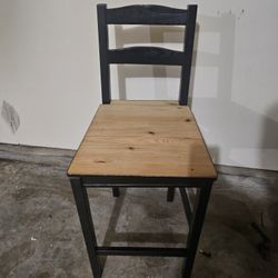 Wooden Bar Stool Height Chair