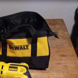 DeWalt corded drill and bag