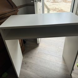 Small White Desk 