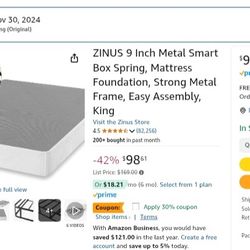New King Box spring 