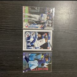 3 Bo Bichette 2020 Rookie Baseball Cards Toronto Blue Jays Superstar 
