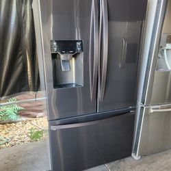 Kenmore Fridge Black Stainless Steel 