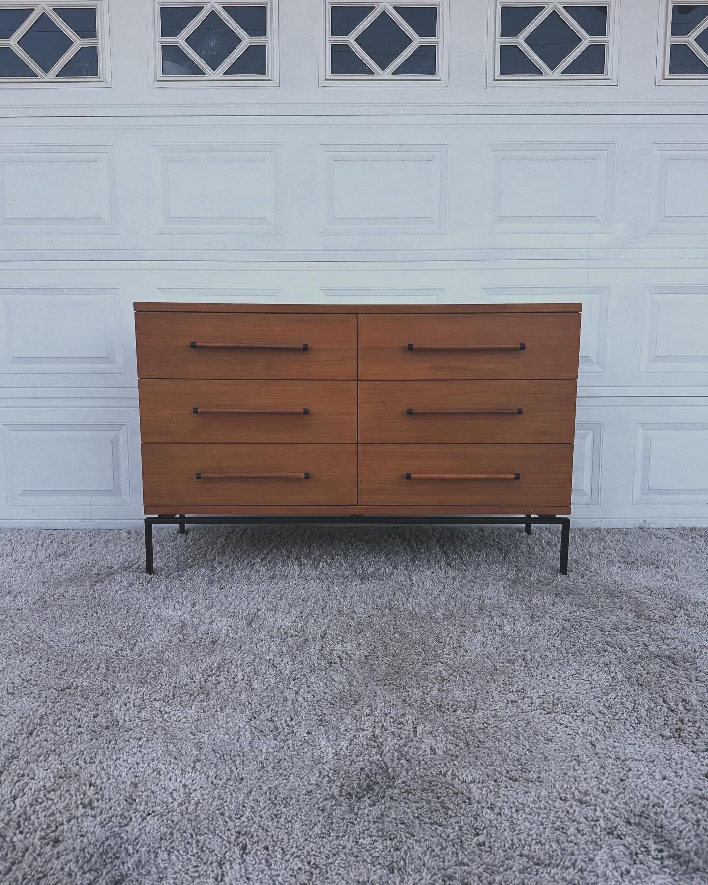 West Elm Nash Teak 6-Drawer Dresser 54”‼️DELIVERY INCLUDED‼️