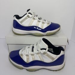 Jordan 11 Low White Concord – Size 8W – $60 OBO 👟