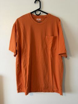 Orange Duluth Trading Company Short Sleeve Tee