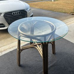 Glass Top Table