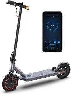 Electric Scooter for Adults 350W Motor Up to 19 MPH 21 Miles Range 8.5" Tires Ultralight Foldable E-Scooter 350lbs Load Smart App Control Commuting Sc