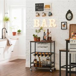 Bar Cart With Wheels