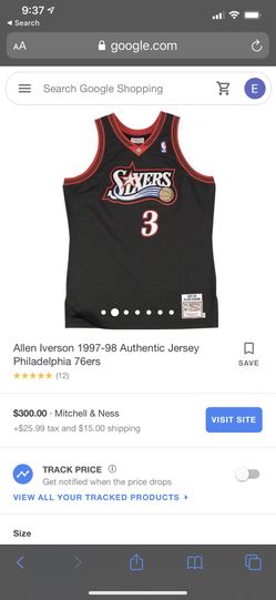 Allen iverson Mitchell n ness jersey